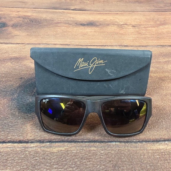 Maui Jim Other - Maui Jim Ka'olu Sunglasses Mens XL Tortoise Good Polarized MJ0614S 002